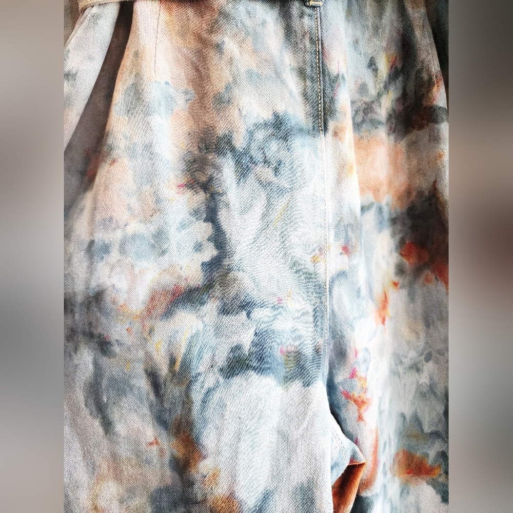 KIKI HARPER TIE DYE OFF SHOULDERS OVERALL SIZE XL - Picture 12 of 16